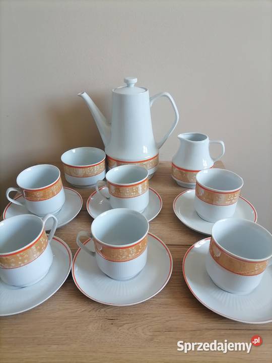 Serwis porcelanowy Chodzież Roman 1970 Wałbrzych