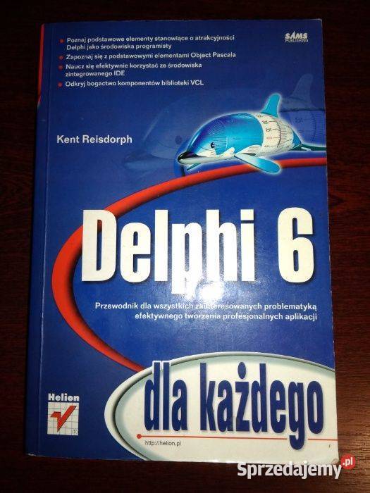 Ksiązki do pogramowania Delphi mazowieckie Pruszków