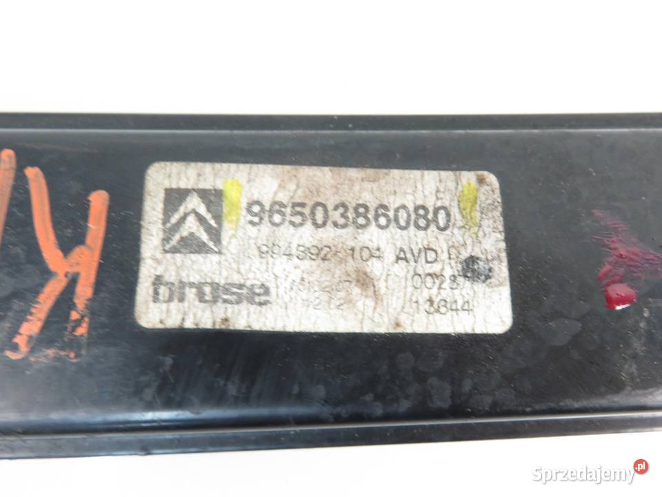 PODNOŚNIK SZYBY PRAWY PRZEDNI CITROEN C6 małopolskie