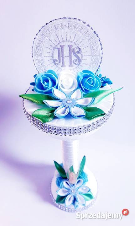 Kielich na komunię rękodzieło lubelskie Radzyń Podlaski