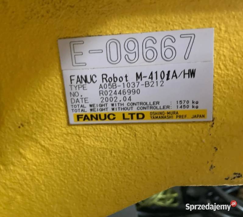 Robot Fanuc M410iA śląskie Częstochowa sprzedam
