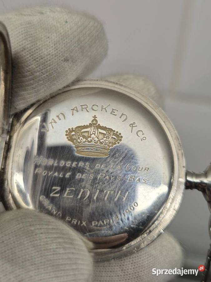 Rzadki unikalny zegarek Zenithsrebro pr 900 śląskie Chorzów sprzedam