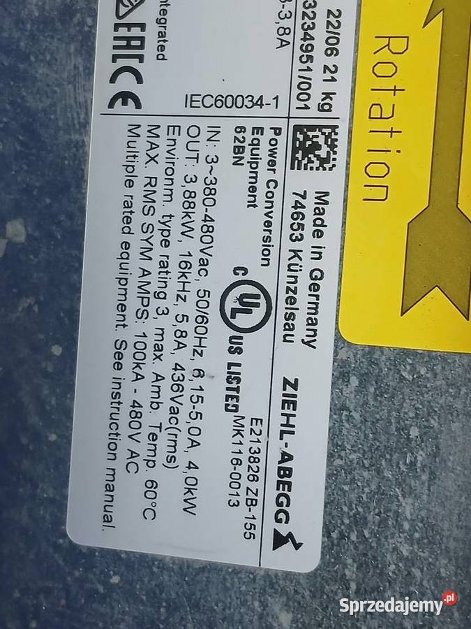 Wentylator Promieniowy 3 kw 400v