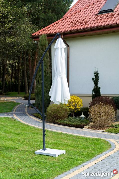 Parasol ogrodowy duży stabilny TETTO granit metal Łaskarzew sprzedam