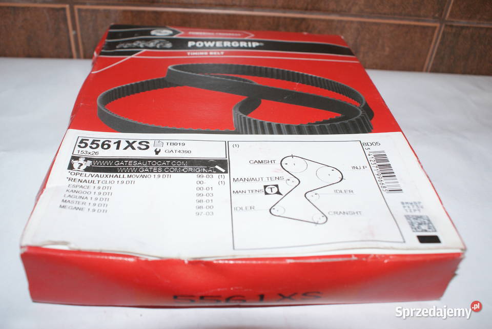 5561XS GATES PASEK ROZRZĄDU OPEL RENAULT 153 MP Białobrzegi