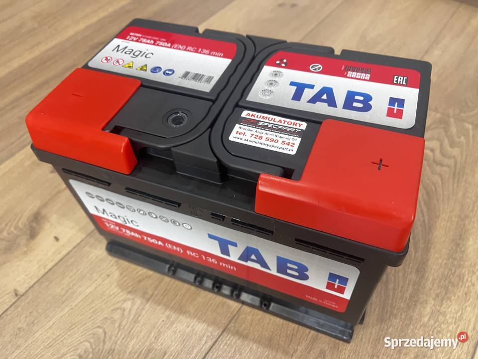 AKUMULATOR ROZRUCHOWY 12V 78AH TAB MAGIC osobowe Wrocław