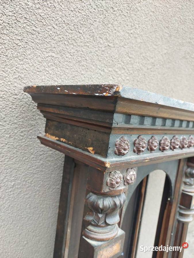 S169 Skrzynia duża obudowa starego zegara Tczew