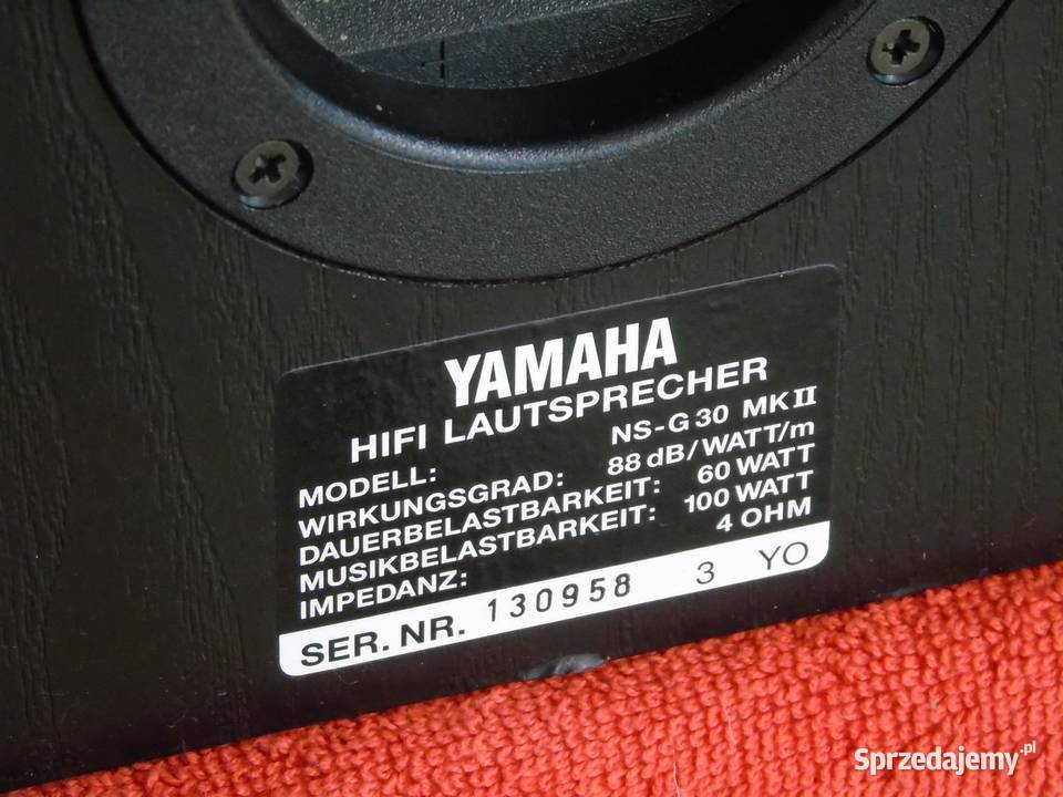 Kolumny Yamaha NSG30 świetne stereo WYSYŁKA podkarpackie Jasło