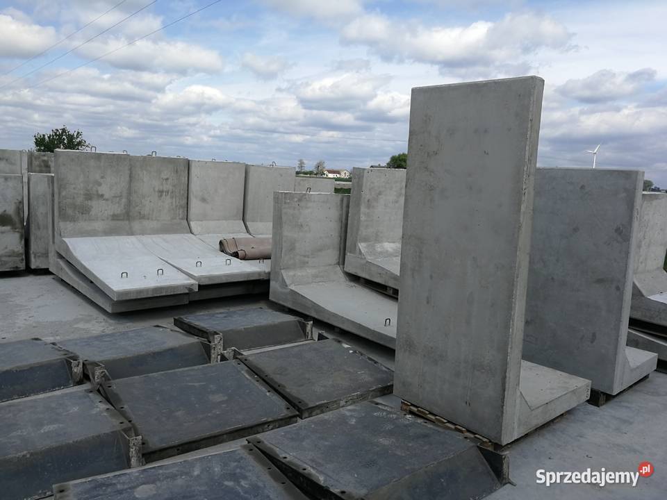 Ściana oporowa L i T ściany mury oporowe silos Mińsk Mazowiecki