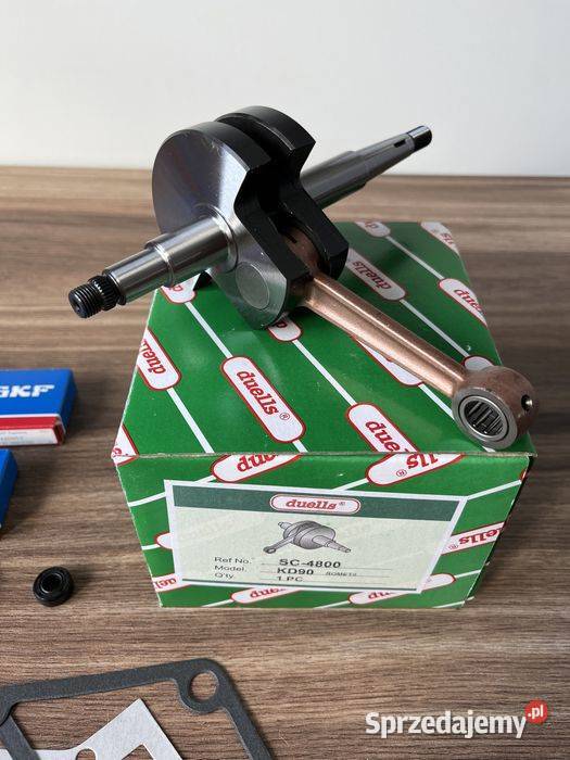 NOWY KOMPLETNY WAŁ KORBOWY DUELLS ŁOŻYSKA Bielsko-Biała