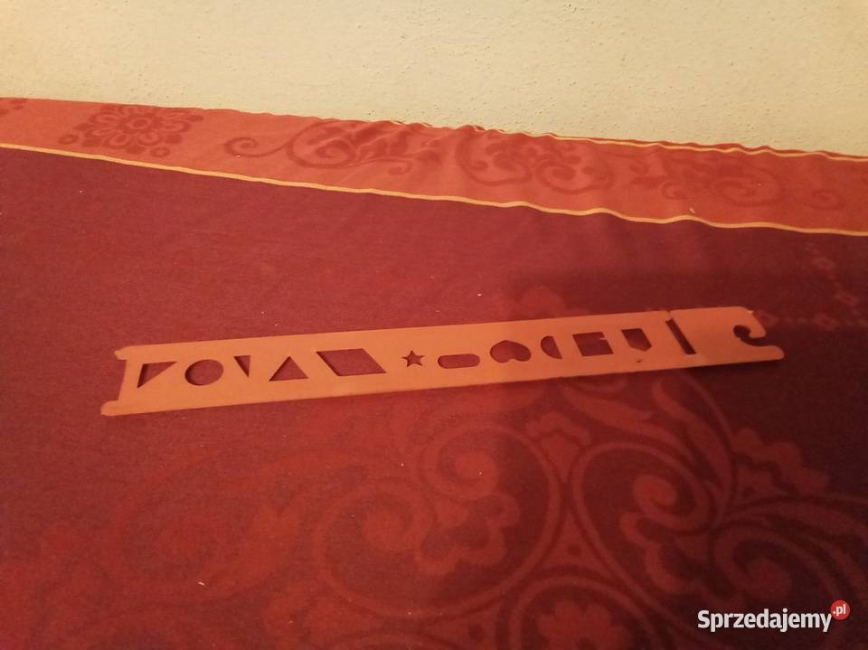 Linijka pomarańczowa lee z kształtami Vinatge Warszawa sprzedam