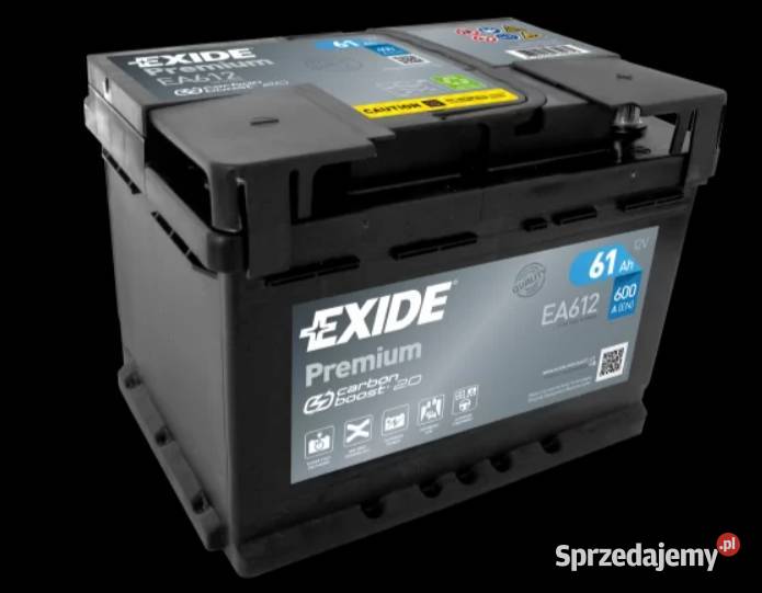 Akumulator Exide Premium 61Ah 600A PRAWY PLUS Układ elektryczny warmińsko-mazurskie Elbląg