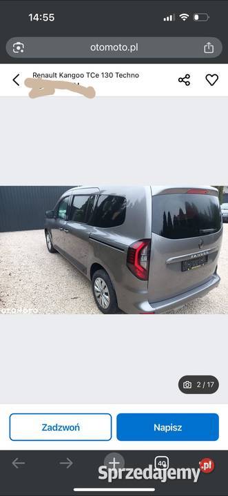 Okazja Kangoo grand 7 LONG osobowy Full NOWE wielkopolskie Ostrów Wielkopolski