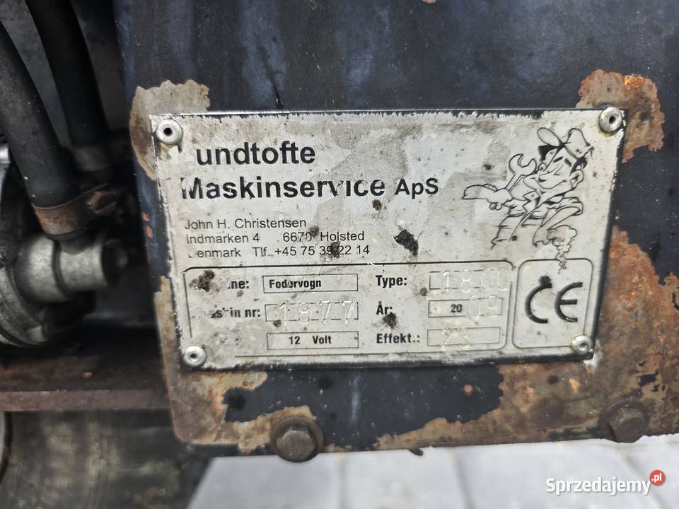 Mini paszowóz samojezdny Diesel Wąbrzeźno