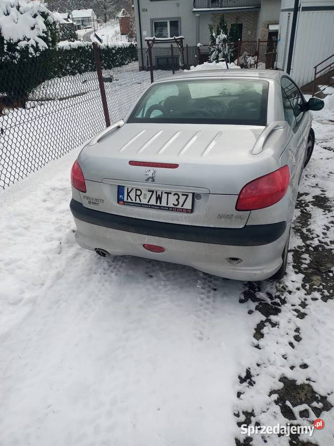 Peugeot 206 cc 90KM 206 CC Kraków sprzedam