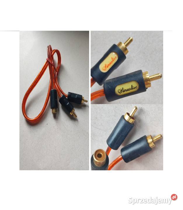 kabel sygnałowy RCA Sinuslive car audio Kielce