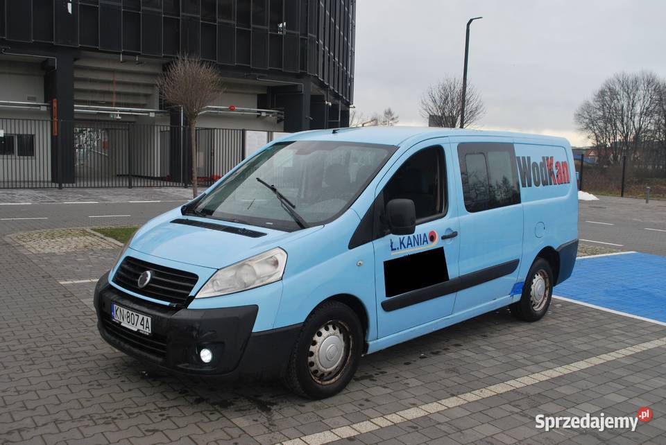 Fiat Scudo Brygadówka Wersja Long 20 diesel 120 drzwi odsuwane Nowy Sącz