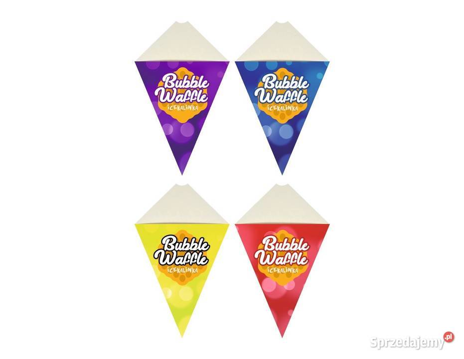 Rożki do gofrów Bubble Waffle komplet 600 mix Sandomierz sprzedam