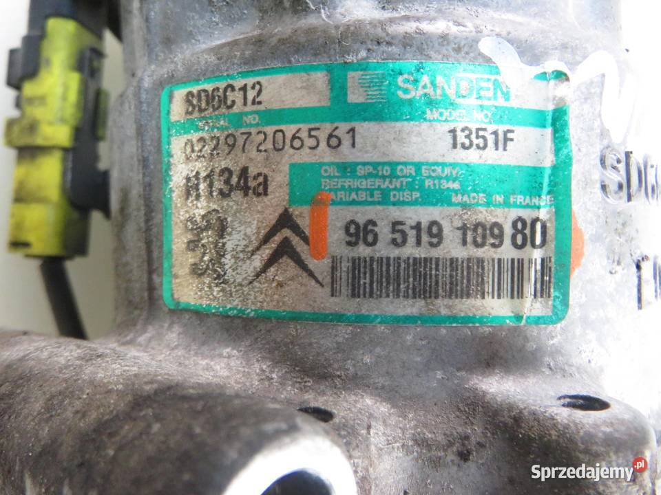 KOMPRESOR KLIMATYZACJI CITROEN C4 I 16 HDi