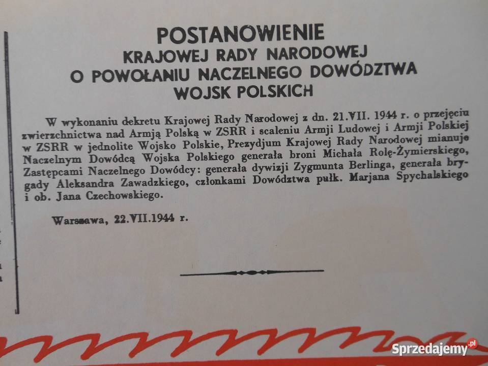 Plakat Manifestu PKWN Bartoszyce