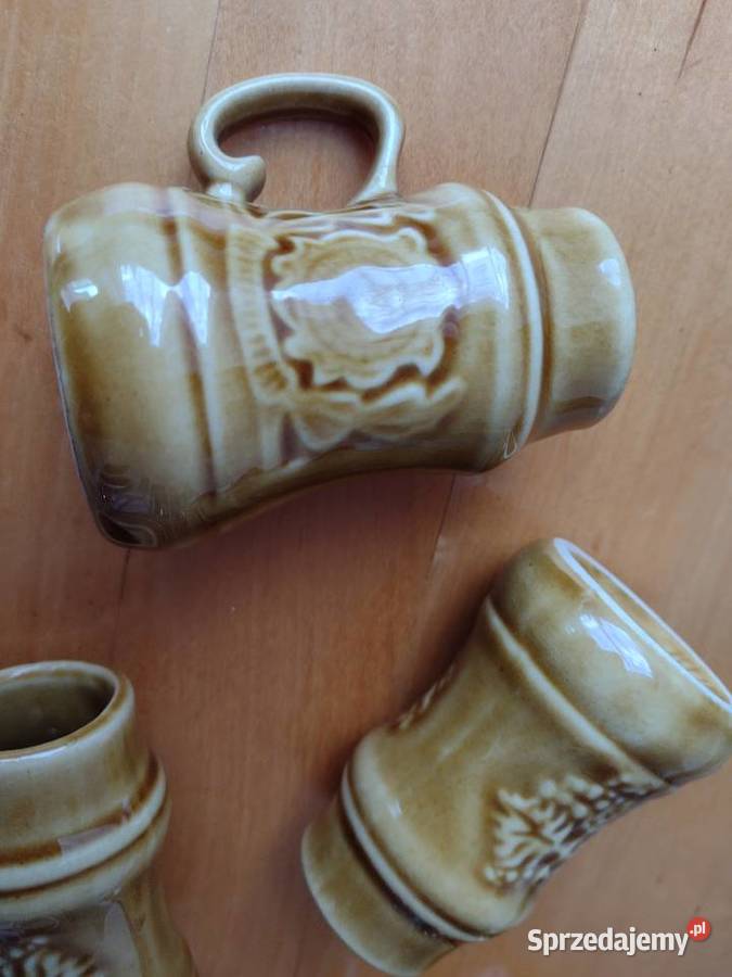 kufelki ceramiczne Kubuś Mirostowice PRL wys 9 6 Dom i Ogród podkarpackie Przemyśl