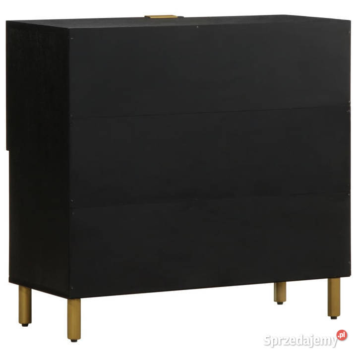 Szafka czarna 80x33x75 materiał drewnopochodny sprzedam