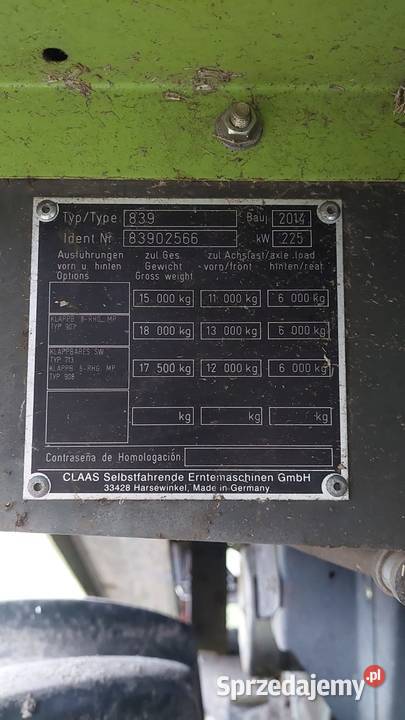 Claas tucano 450 Grabowiec