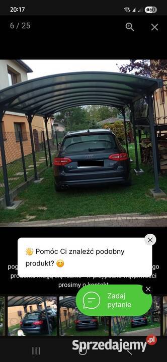 Wiata garażowa axel 3x58 kujawsko-pomorskie Toruń