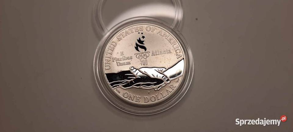 monety USA zestaw 1 i 12 dolara Olimpiada Warszawa