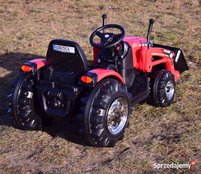 Autko TRAKTOR NA AKUMULATOR POWER Z ŁYŻKĄ dzieci Pojazdy elektryczne i spalinowe Myszków