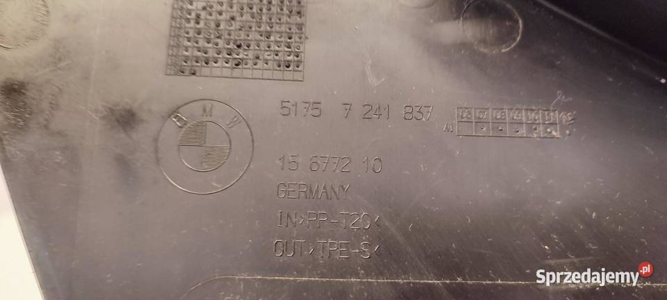 BMW F21 OSŁONA PODWOZIA LEWY TYŁ 7241837