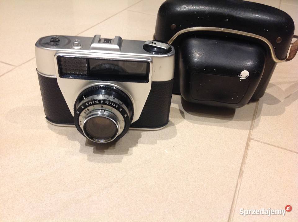 Stary Aparat fotograficzny OGA futerał skórzany Nowa Sól