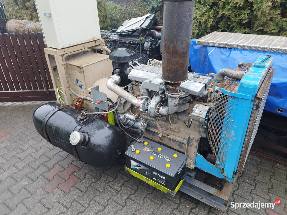 Silnik Perkins 6 cylindrowy turbo z Prądnicą 130 Strzyżew
