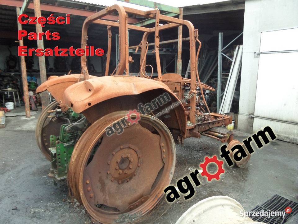 John Deere 6130 2WD części oś skrzynia biegów Byków