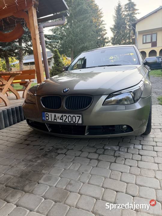 BMW E60 25 BENZYNA LPG AUTOMAT 2004 Rok produkcji 2004 podkarpackie Krasna