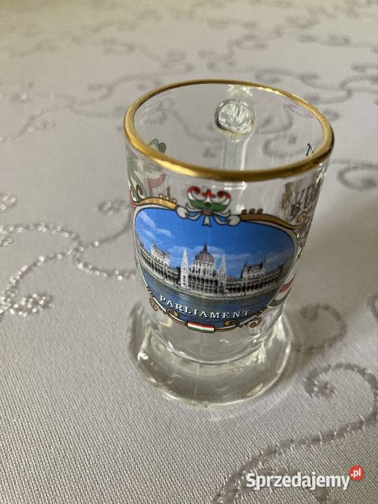 Kufel Mini Vintage Budapest Dekoracyjny Hungary przezroczysty Czerwionka-Leszczyny sprzedam