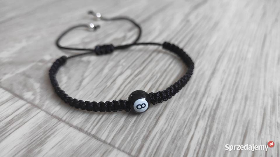 Bransoletka czarna bila Lipsk