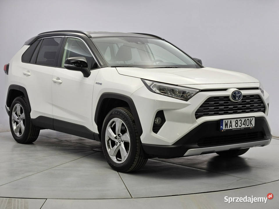 Toyota RAV4 Hybrid 4x4 Z Polskiego Salonu światła przeciwmgielne Warszawa sprzedam