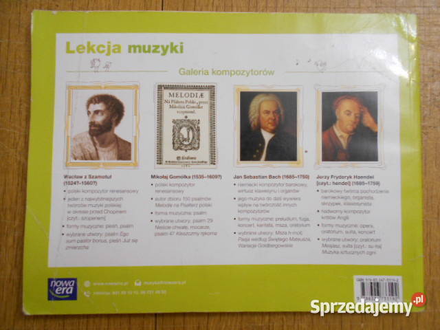 Muzyka Nowa Era Klasa 5 Lekcja muzyki - muzyka - klasa 5 - Nowa Era Parczew - Sprzedajemy.pl