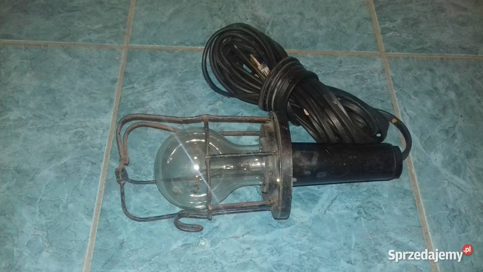 Stara lampa warsztatowa lata 50 pomorskie Gdańsk