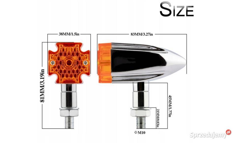 KIERUNKOWSKAZY X2 CHROM METAL CHOPPER CRUISER śląskie Sosnowiec sprzedam