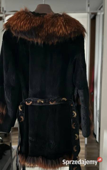 Futro L czarny Kurtki i płaszcze Pilzno