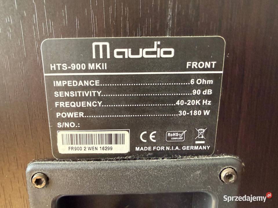 Kolumny MAudio HTS900MK2 180w Słuchawki i głośniki Oświęcim
