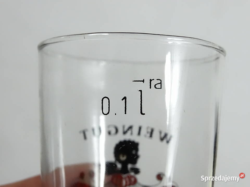 Vintage Szklanki Kieliszki do Wina Sznapsa 01 L