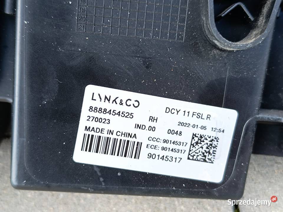 Lampa prawy przód Lynk Co 01 8888454525 Motoryzacja Hażlach