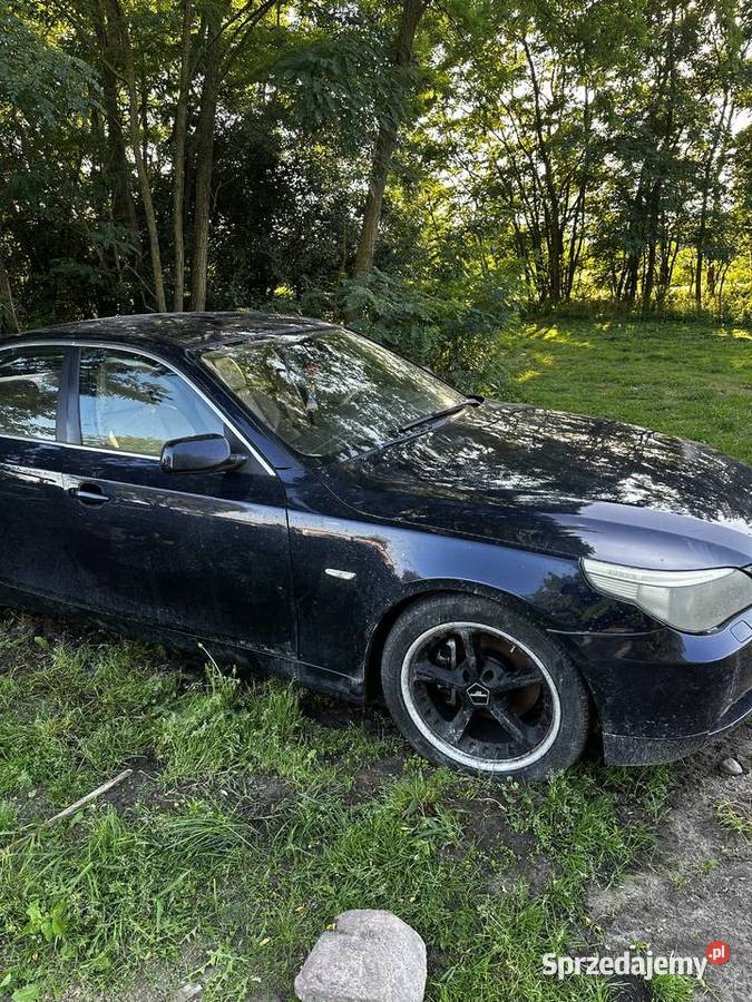 BMW E60 30 wypadkowa benzyna+LPG