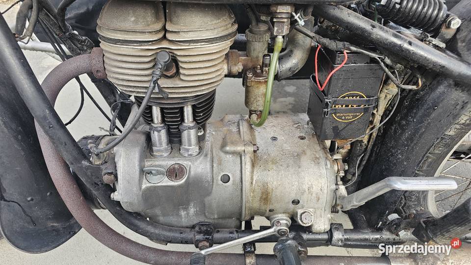 Bmw r 253 motocykl z koszem 1954 Wrocław