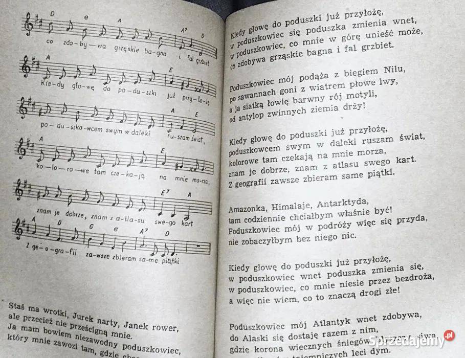 Prosimy was o uśmiech Piosenki i nuty Rok wydania 1974 Chełm sprzedam