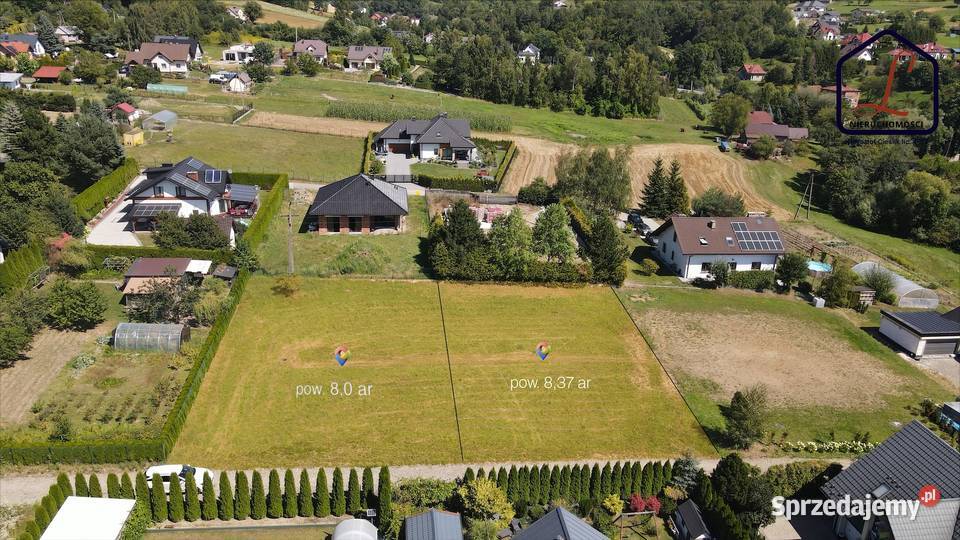 Działki budowlane 8 arów Dąbrowa gmina Chełmiec sprzedam