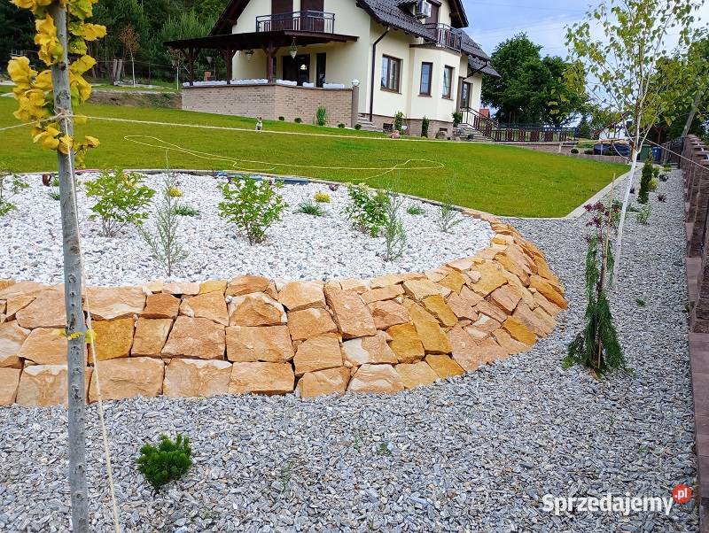 Kamień naturalny piaskowiec ogrodowy płaski na łódzkie Łódź